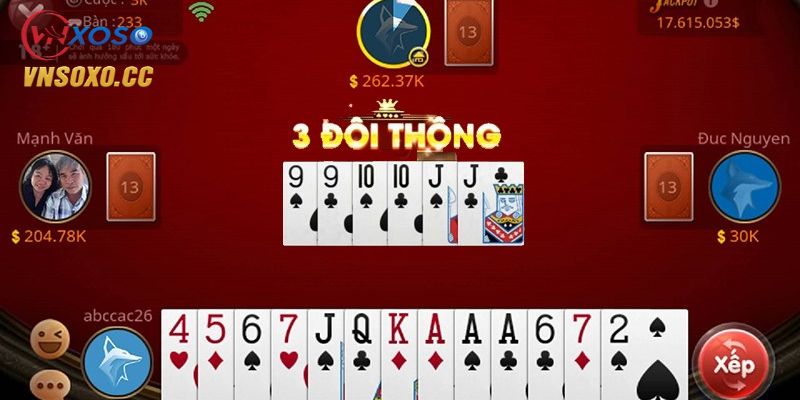 đánh bài Tiến Lên trực tuyến