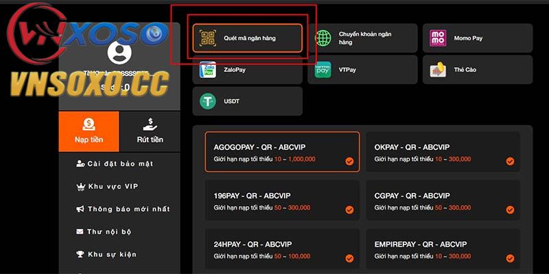 Một số tip nhỏ giúp bạn nạp tiền nhanh chóng